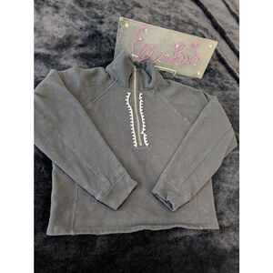 UC Express Black Sweatshirt w/ Bling XS * Flawed Item